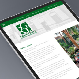Recidencia Gerontol&oacute;gica Privada redise&ntilde;o web