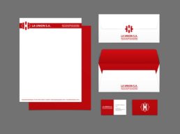 La Union Rectificaci&oacute;n de Motores tarjetas carpetas hojas a4 sobres dise&ntilde;o gr&aacute;fico