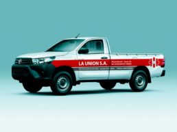 La Union Rectificaci&oacute;n de Motores ploteado vehicular dise&ntilde;o gr&aacute;fico