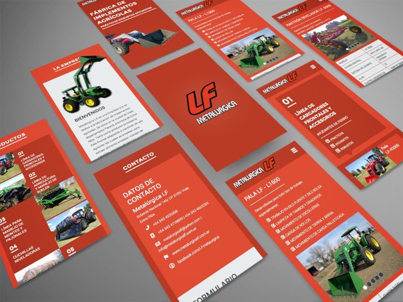 Metalurgicalf sitio web diseño web