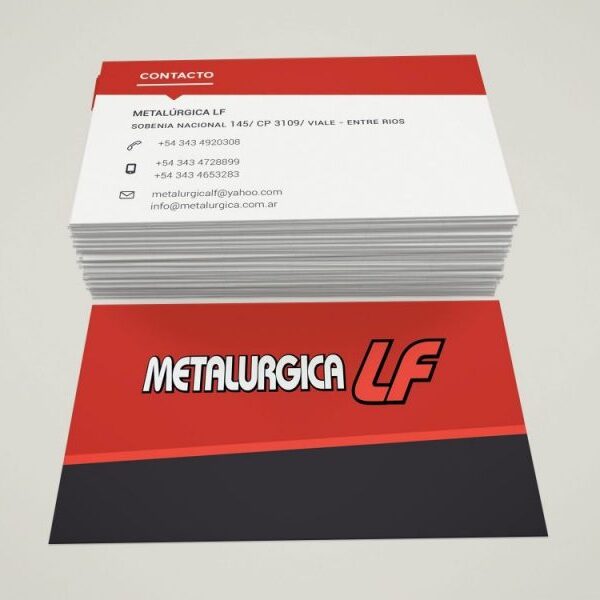 metalurgicaLf papeleria tarjetas