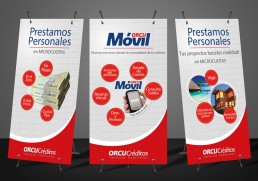 orcu cr&eacute;ditos servicios financieros banners dise&ntilde;o gr&aacute;fico