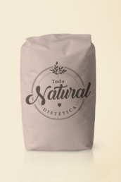 Todo Natural Diet&eacute;tica packaging bolsa papel dise&ntilde;o gr&aacute;fico minds estudio