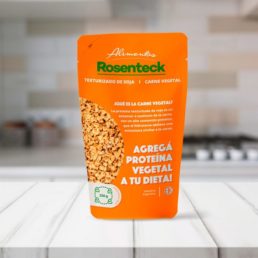 Rosenteck texturado soja carne vegetal dise&ntilde;o gr&aacute;fico