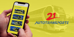 Autotransporte 21 diseño página web Minds Estudio