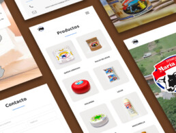 Estancia María Luisa lácteos especiales diseño web