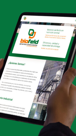 Biofeld alimentos balanceados para animales de campo dise&ntilde;o web minds estudio